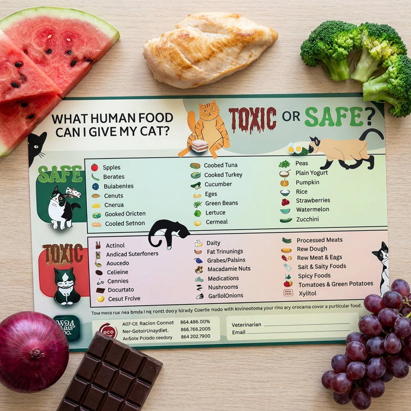 Cat Food Safety Guide Magnet