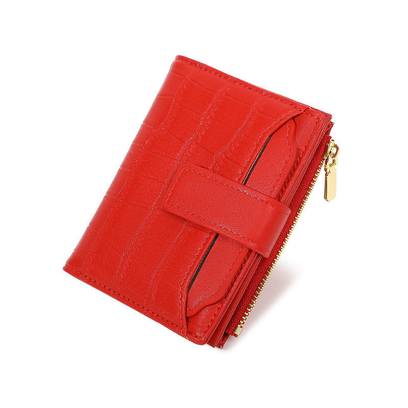 Women’s Compact Solid Color Wallet