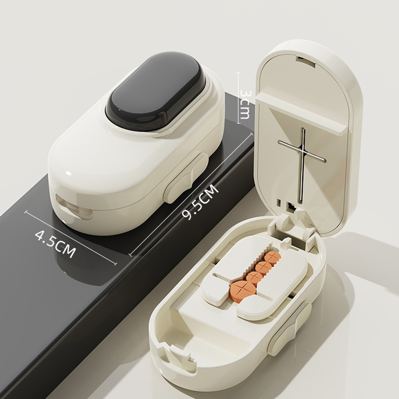 2-in-1 Safety Pill Cutter and Storage Case