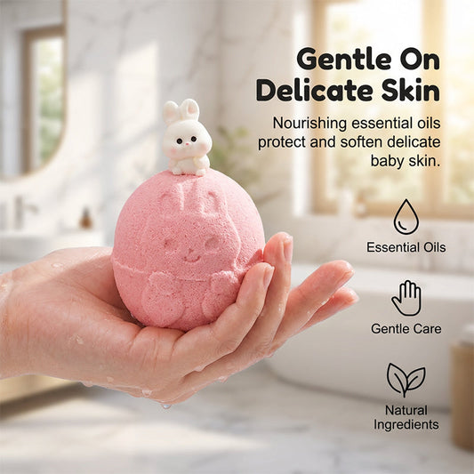 Rabbit Surprise Toy Bath Bomb for Kids