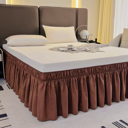 🔥Now on sale-Effortless Setup Elastic Bed Skirt