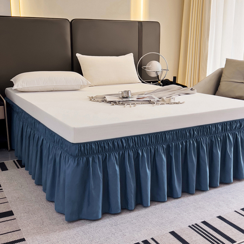 🔥Now on sale-Effortless Setup Elastic Bed Skirt