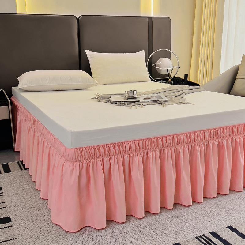 🔥Now on sale-Effortless Setup Elastic Bed Skirt