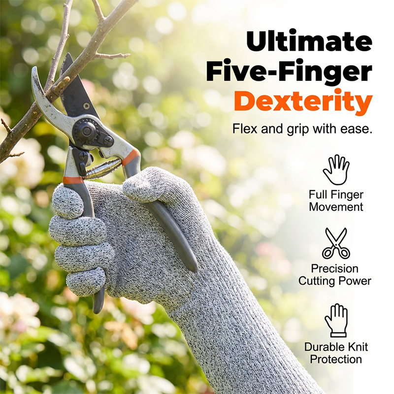 Level 5 Cut Resistant Safety Work Gloves