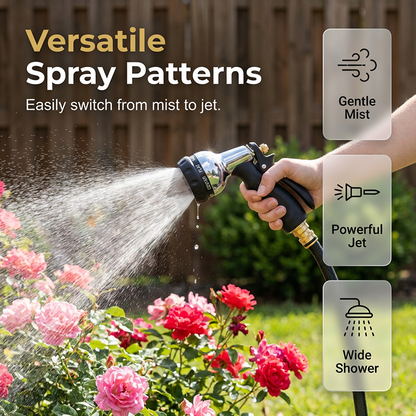 🔫Heavy-Duty Metal Garden Hose Nozzle Sprayer