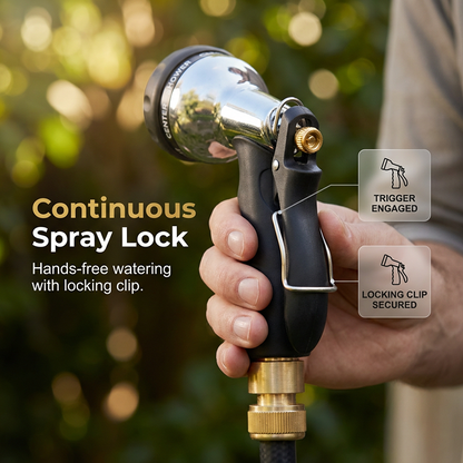 🔫Heavy-Duty Metal Garden Hose Nozzle Sprayer