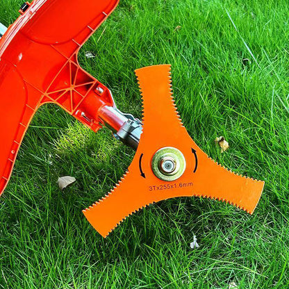 3-Tooth Serrated Brush Cutter Blade