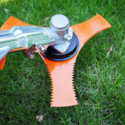 3-Tooth Serrated Brush Cutter Blade
