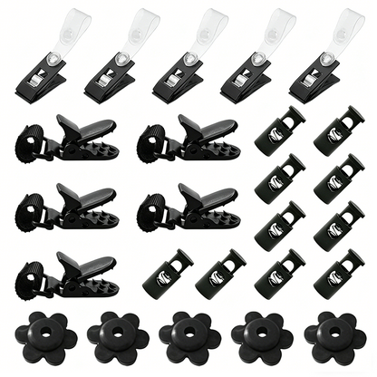 Garden Flag Stopper & Clip Set