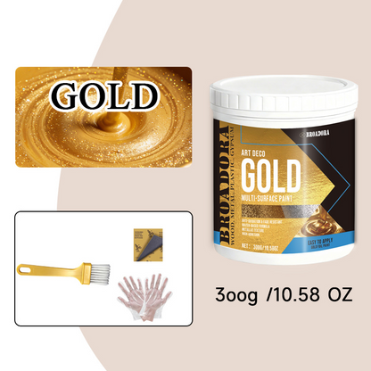 🥳High Adhesion Multi-Surface Gold Foil Paint
