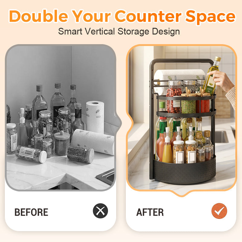 🥳Multi-Functional Rotating Storage for Kitchen🍹