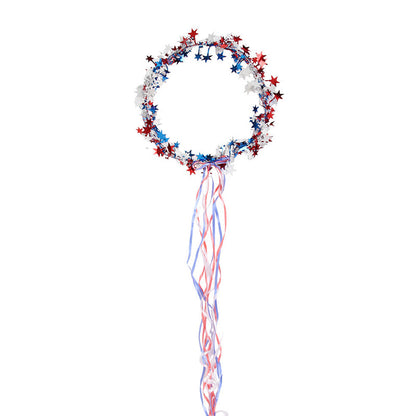 Independence Day Star Headband with Ribbons