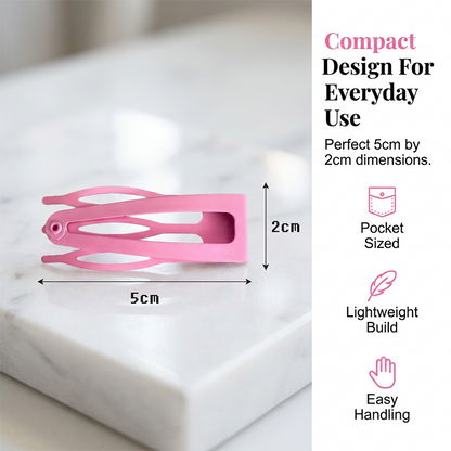 Minimalist BB Snap Hair Clip for Women