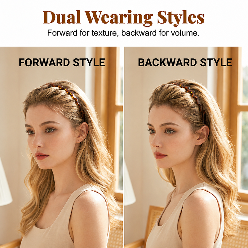 Wavy Headband for Voluminous Hair