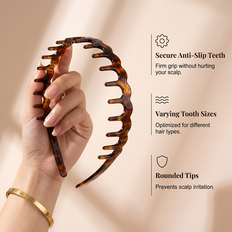 Wavy Headband for Voluminous Hair