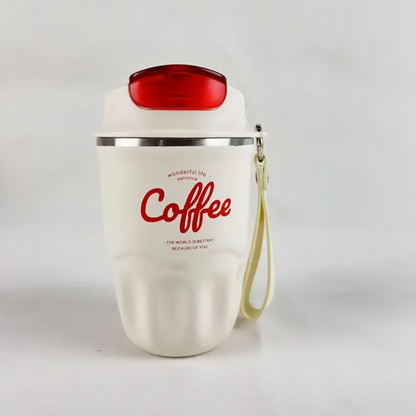 ☕ 316 Stainless Steel Coffee Vacuum Flask with Smart Temperature Display 🌡️