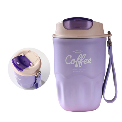 ☕ 316 Stainless Steel Coffee Vacuum Flask with Smart Temperature Display 🌡️