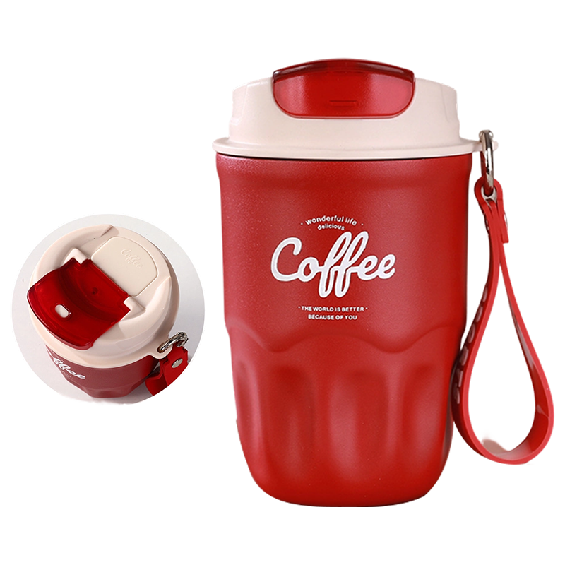 ☕ 316 Stainless Steel Coffee Vacuum Flask with Smart Temperature Display 🌡️