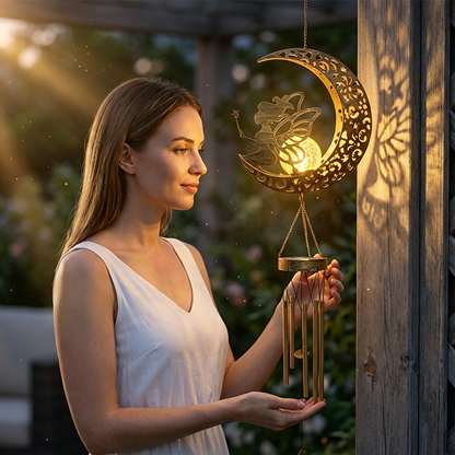 Decorative Solar Wind Chime Hanging Light
