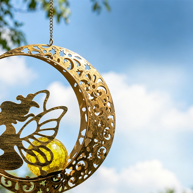 Decorative Solar Wind Chime Hanging Light