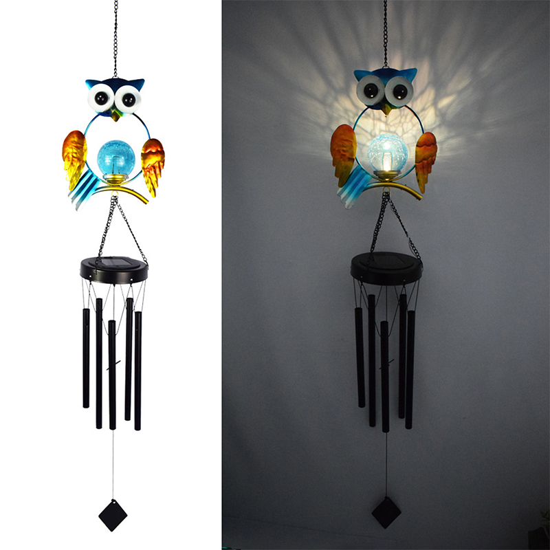 Decorative Solar Wind Chime Hanging Light