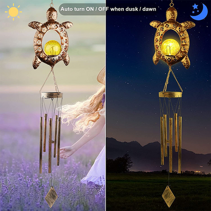 Decorative Solar Wind Chime Hanging Light