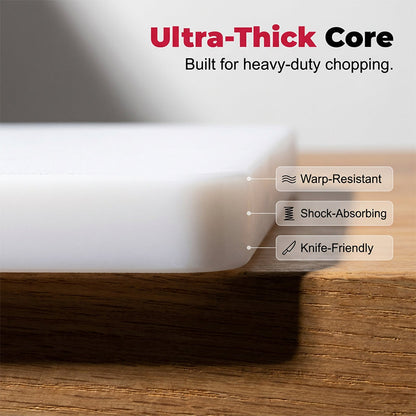 Thickened Plastic Cutting Board with Hanging Handle