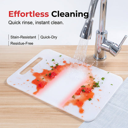 Thickened Plastic Cutting Board with Hanging Handle
