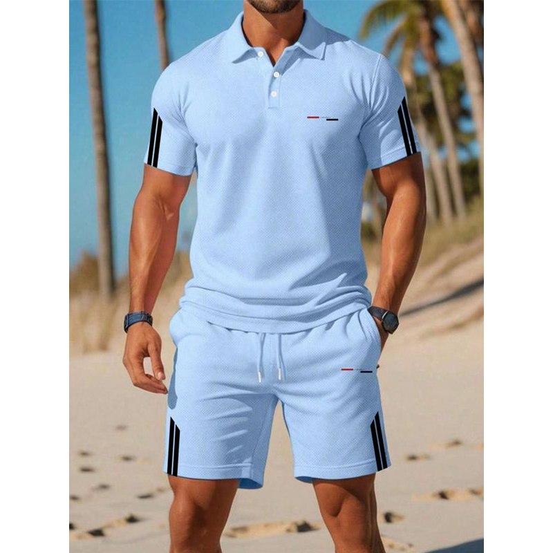 🔥Men's Casual Short-Sleeve Shorts Set
