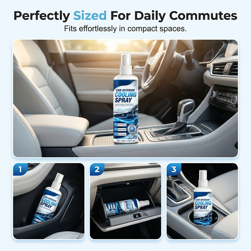 Instant Turbo Car Cooling Spray | Rapid Interior Temperature Reducer | Safe Auto AC Booster & Heat Neutralizer🚗❄️