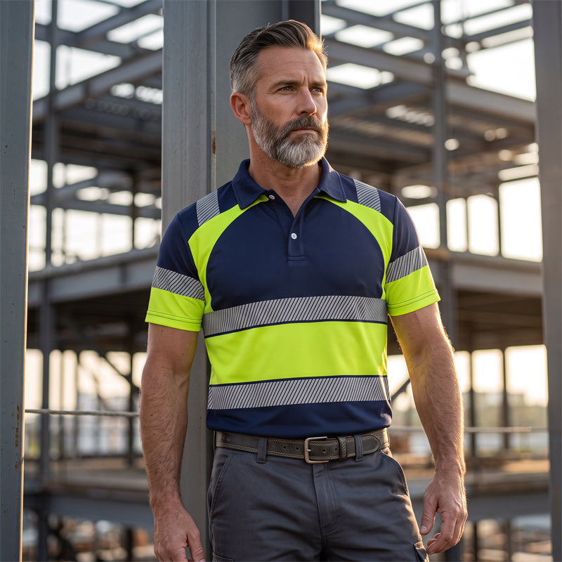 Men's High Visibility Round-Neck Top