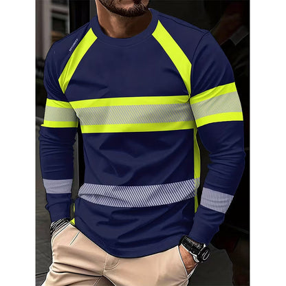 Men's High Visibility Round-Neck Top