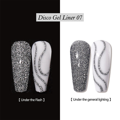 Reflective Glitter Gel Nail Polish Liner