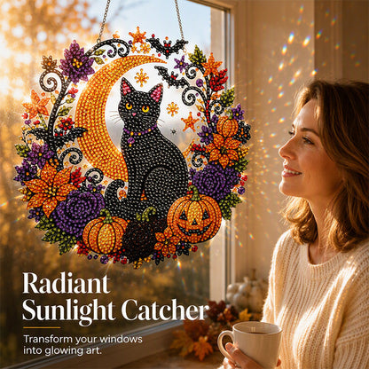 🐈‍⬛ Portable Pumpkin Diamond Charm Hanging Ornament