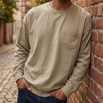 Bestseller🏆👕 Men's Loose-Fit Long Sleeve T-Shirt