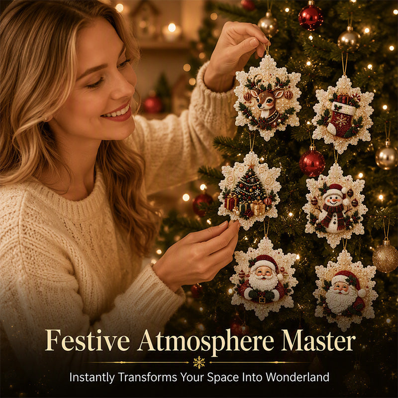 Christmas DIY Painting Hanging Ornaments Set