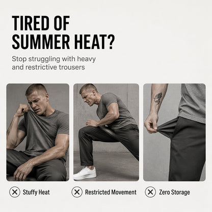 🏷️ Everyday Utility | Men's Multi-Pocket Loose-Fit Cargo Pants