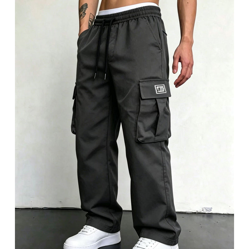 🏷️ Everyday Utility | Men's Multi-Pocket Loose-Fit Cargo Pants