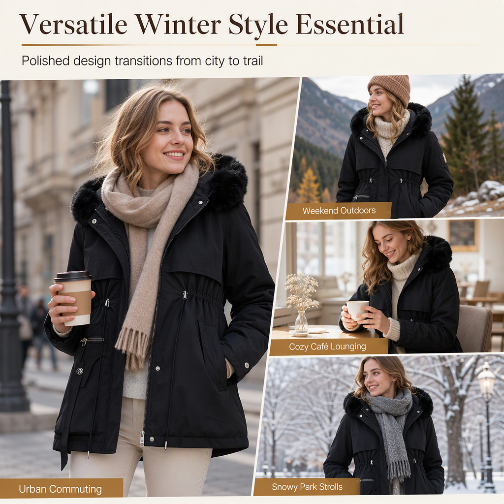 🧥 Polished Layers, Easy Comfort | Women's Longline Lapel Coat
