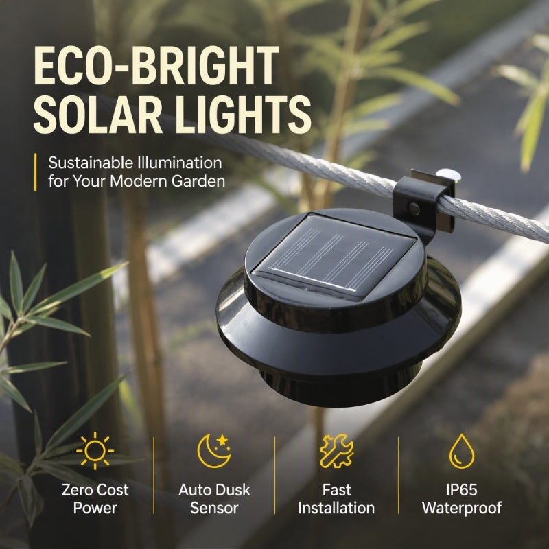 ☀️💡Light Up Gutters, Fences & Garden Walls — Solar-Powered Outdoor LEDs With No Mains Wiring Needed 🏡✨