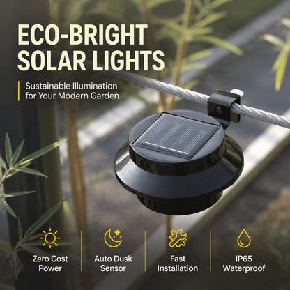 ☀️💡Light Up Gutters, Fences & Garden Walls — Solar-Powered Outdoor LEDs With No Mains Wiring Needed 🏡✨