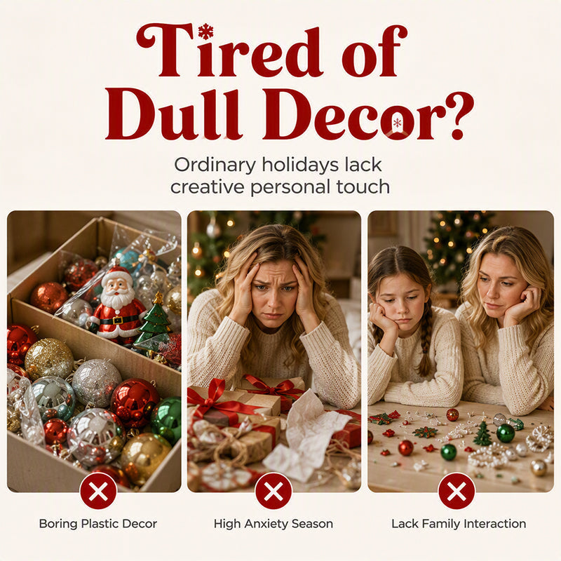 Christmas Pearl Art DIY Kit for Adults – Handmade Holiday Ornament Craft Set🎄🎁💠
