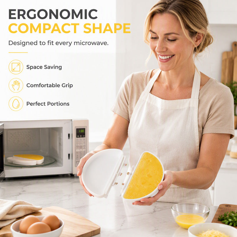 ⏳Time-Limited Special⏰2-in-1 Omelet Maker & Egg Cup Cooker