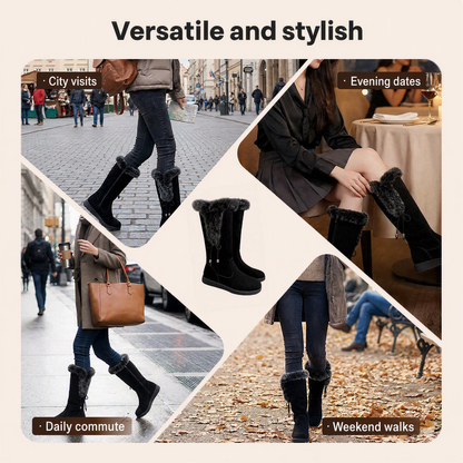 🌸💖Women's Warm Anti-Slip Wear-Resistant Mid-Calf Boots