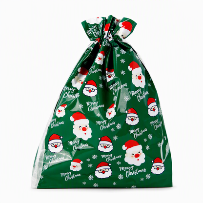 10 Pack Christmas Drawstring Candy Gift Bags