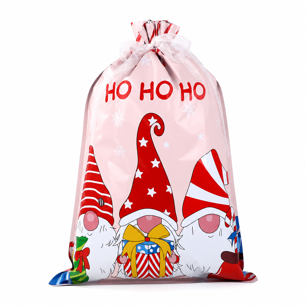 10 Pack Christmas Drawstring Candy Gift Bags