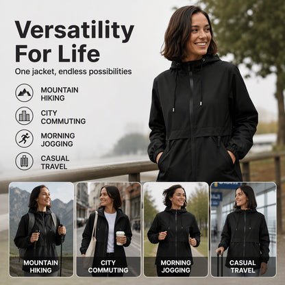 💖Women's Outdoor Windproof Hooded Jacket