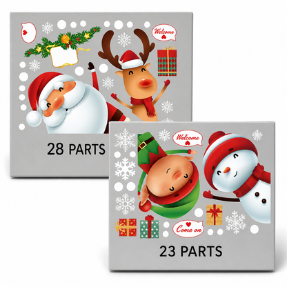 Christmas PVC Static Window Clings